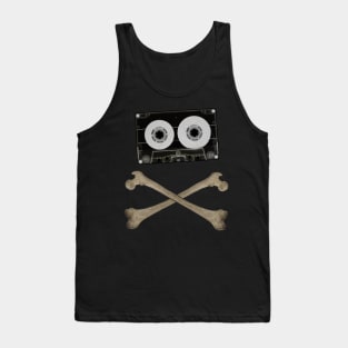 Mixtape and Oldscool Music Piracy Tape Cassette Tank Top